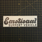 Emotional Support Vehicle Sticker