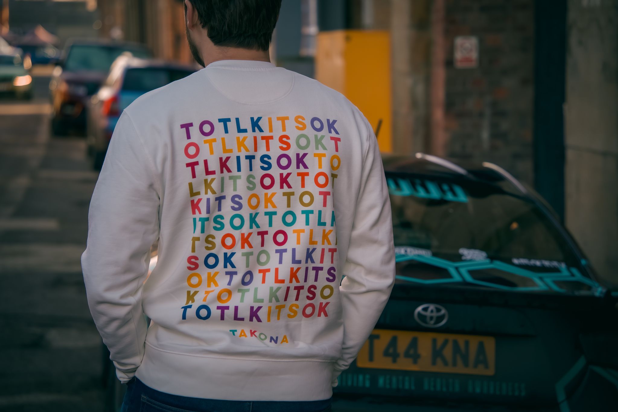 ITS OK TO TLK Rainbow Sweatshirt