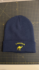 Camel Embroidered Beanie