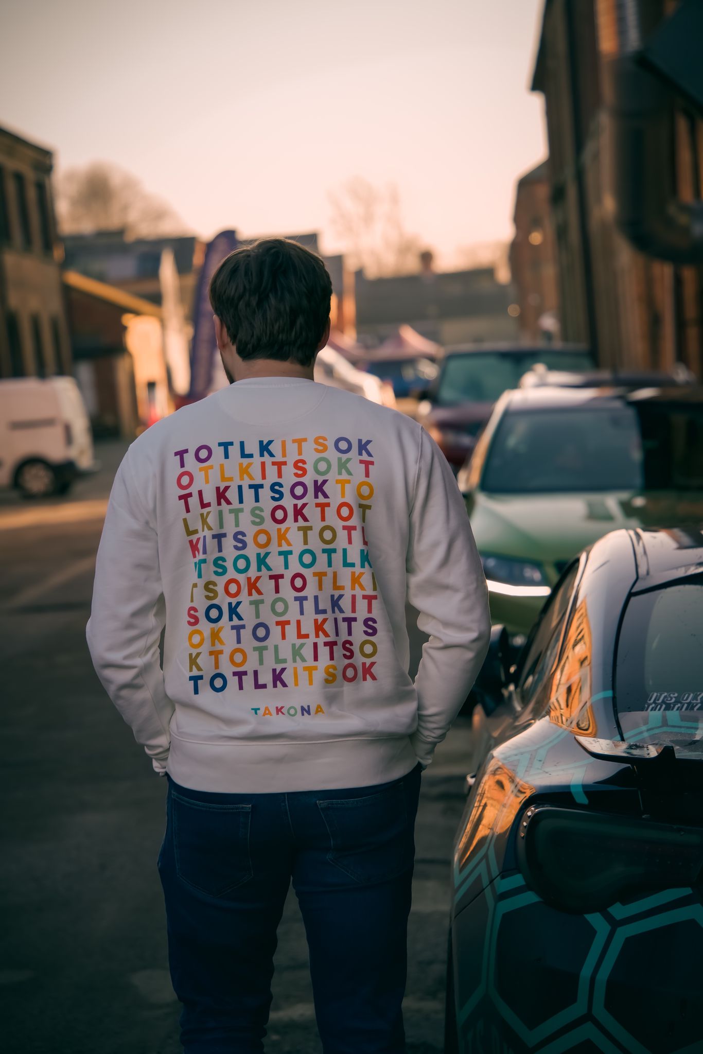 ITS OK TO TLK Rainbow Sweatshirt