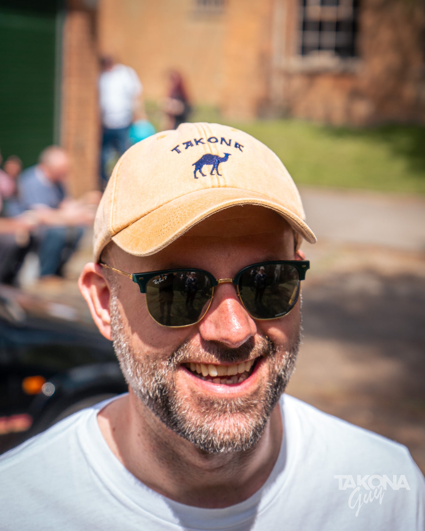 Camel Embroidered Baseball Cap