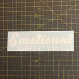Emotional Support Vehicle Sticker