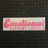 Emotional Support Vehicle Sticker