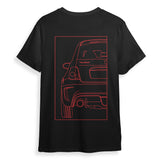 500 Abarth Rear Artwork Tee