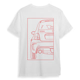 500 Abarth Rear Artwork Tee