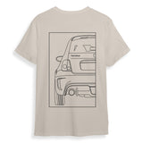 500 Abarth Rear Artwork Tee