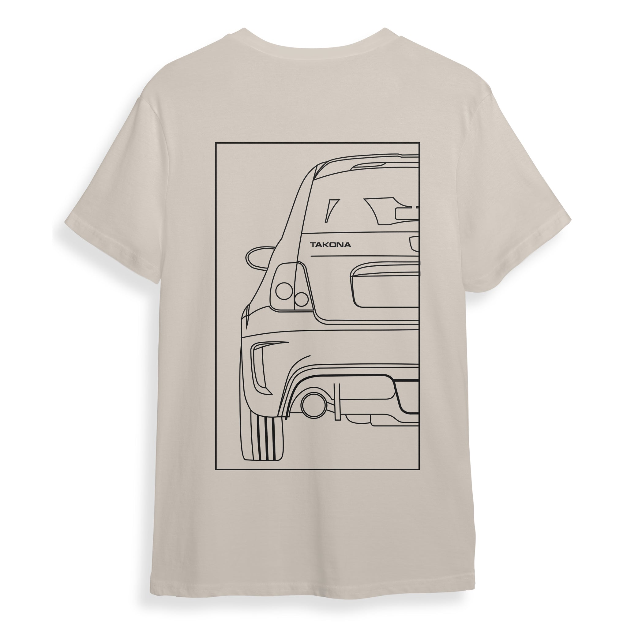 500 Abarth Rear Artwork Tee