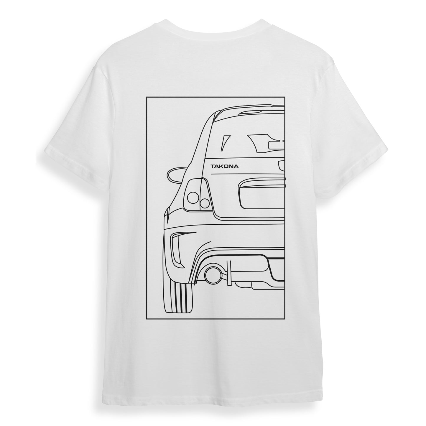 500 Abarth Rear Artwork Tee