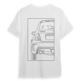 500 Abarth Rear Artwork Tee