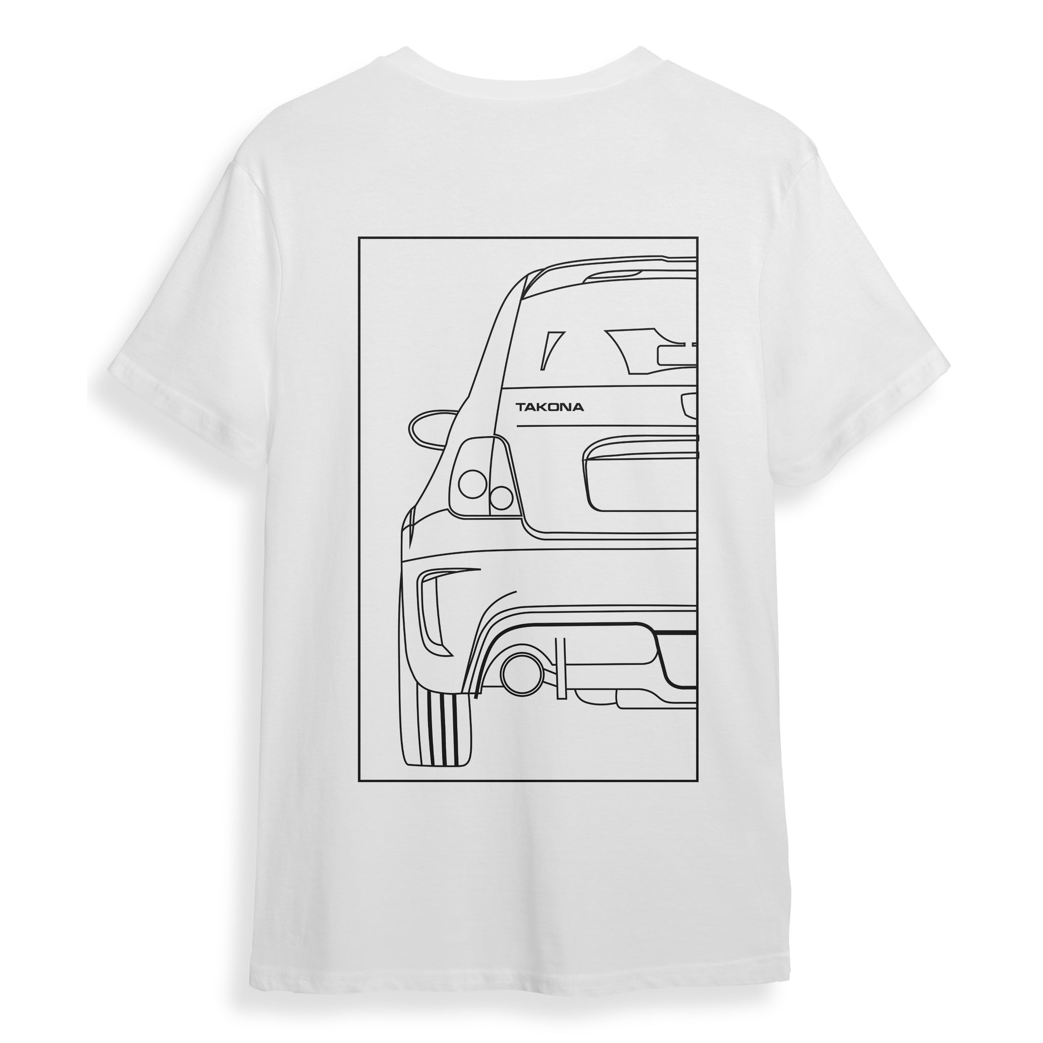 500 Abarth Rear Artwork Tee