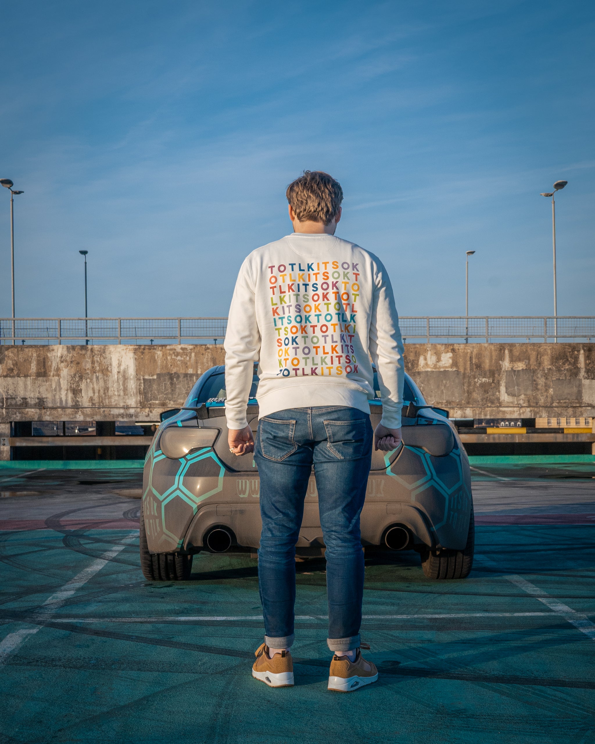 ITS OK TO TLK Rainbow Sweatshirt