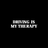 Driving Is My Therapy - Wing Mirror Sticker