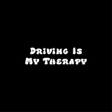 Driving Is My Therapy - Wing Mirror Sticker