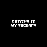 Driving Is My Therapy - Wing Mirror Sticker