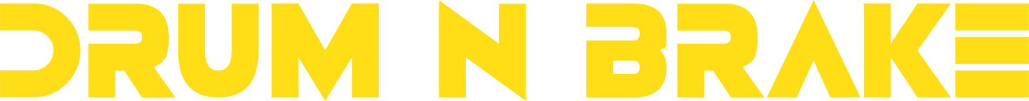 Drum N Brake Sticker