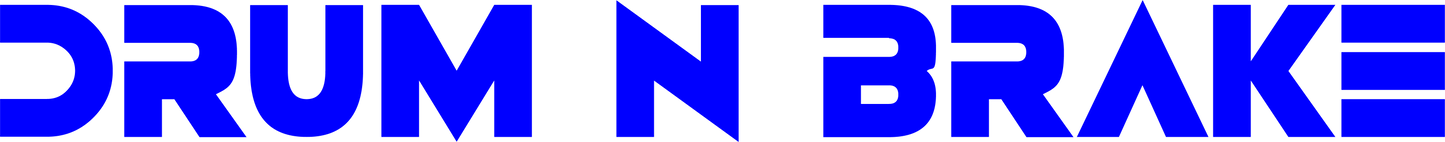 Drum N Brake Sticker