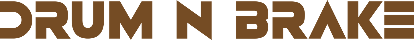 Drum N Brake Sticker
