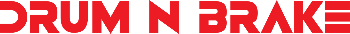 Drum N Brake Sticker