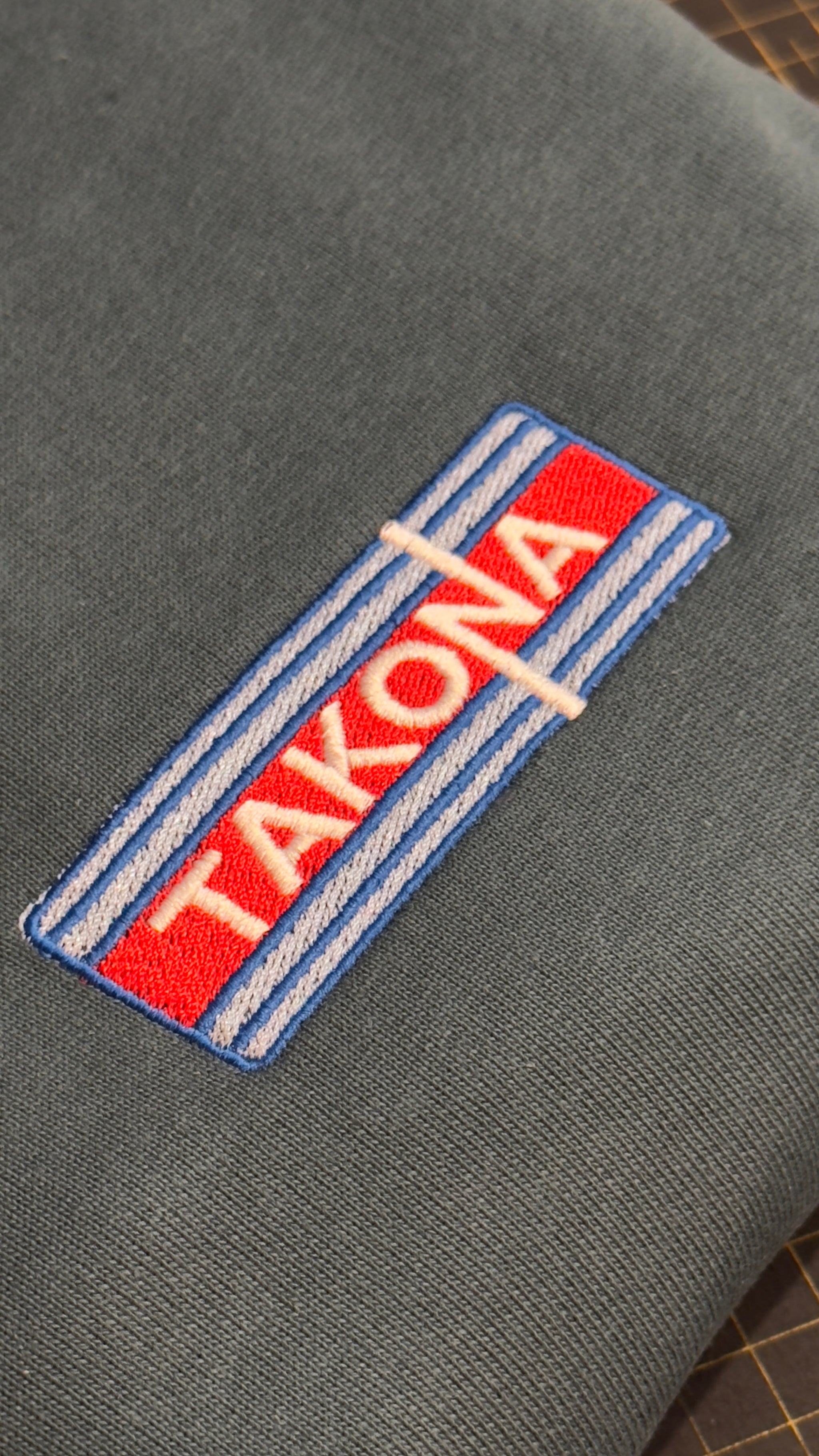 Martini Inspired Embroidered Sweatshirt