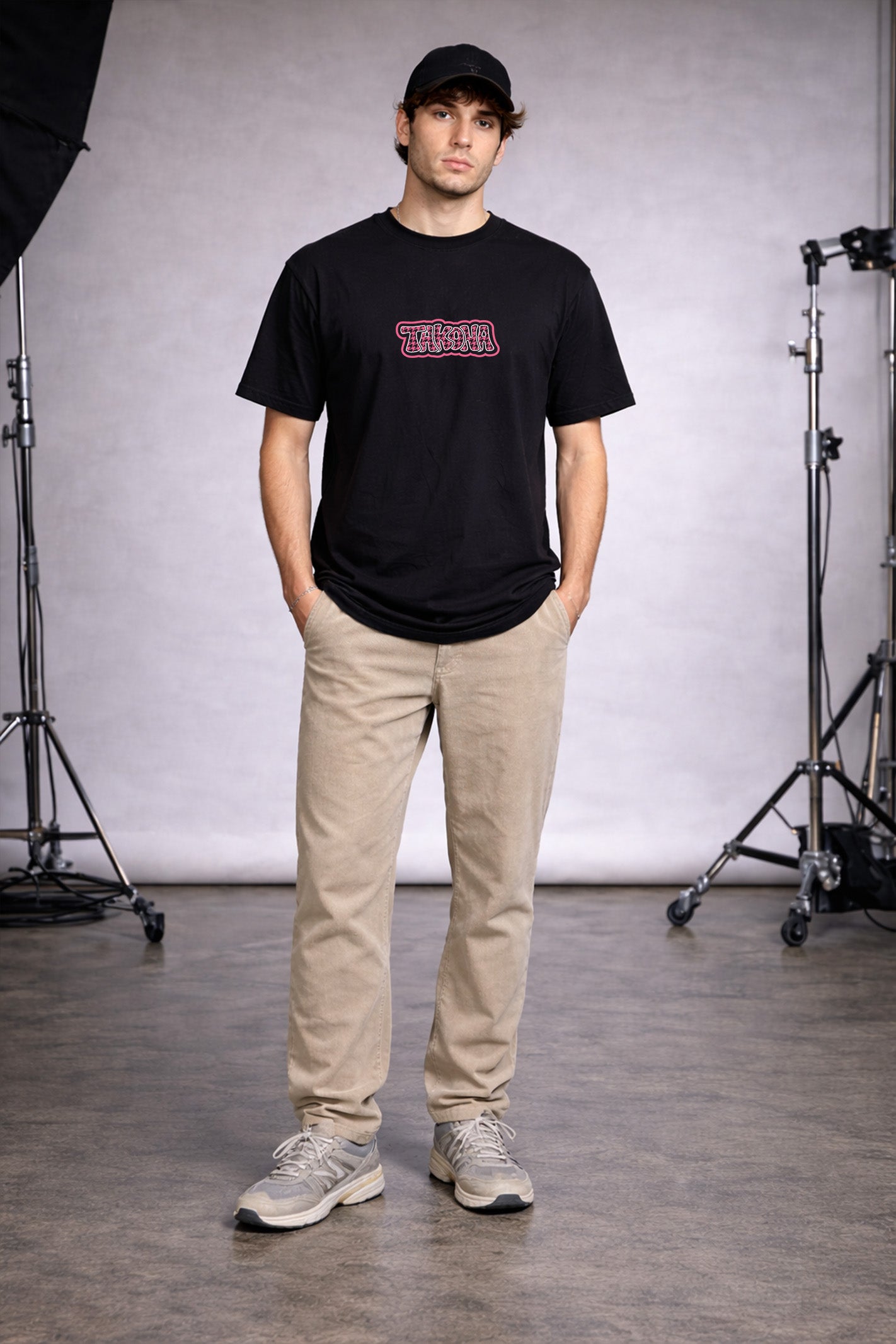 Houndstooth Takona Retro Tee