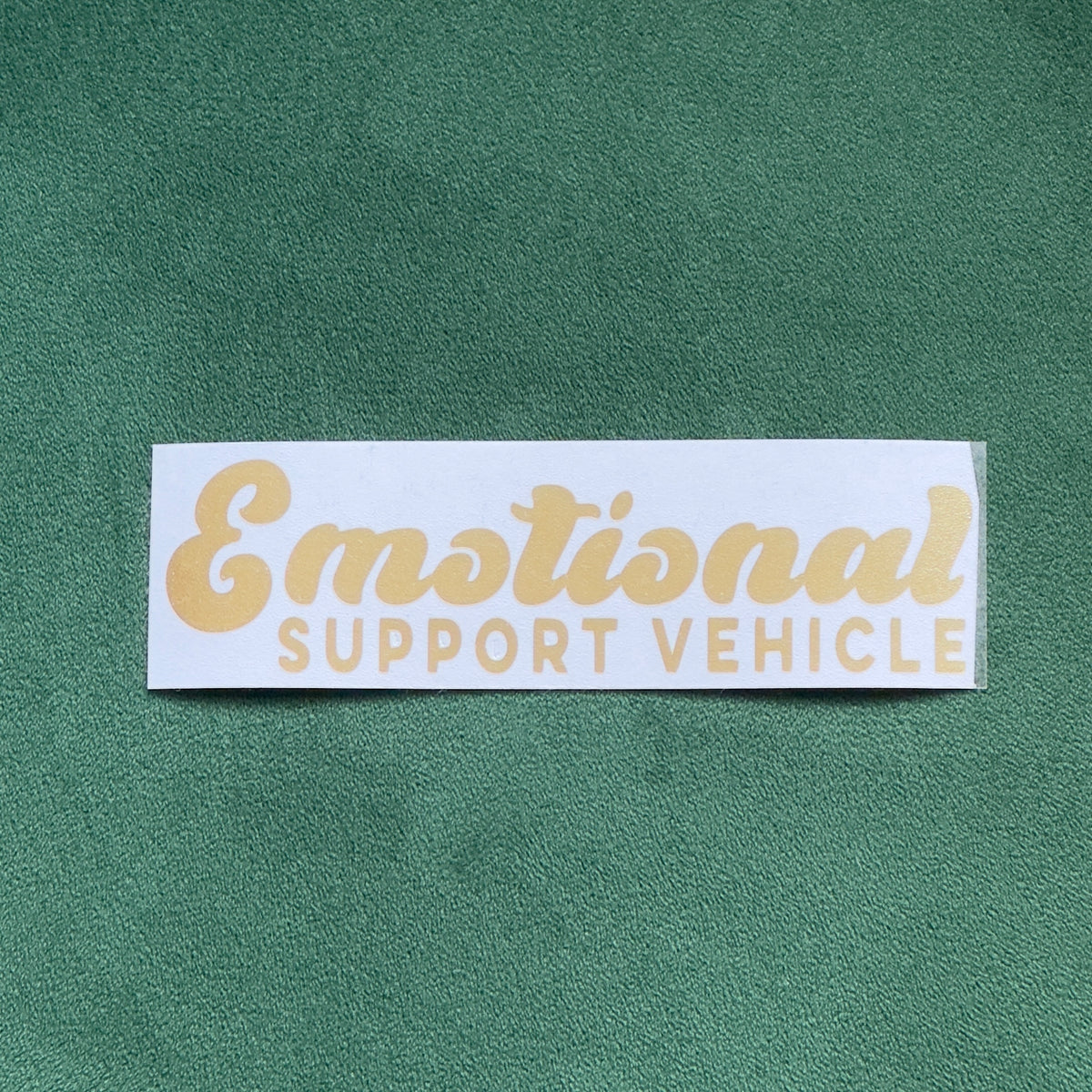 Emotional Support Vehicle Sticker