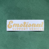 Emotional Support Vehicle Sticker