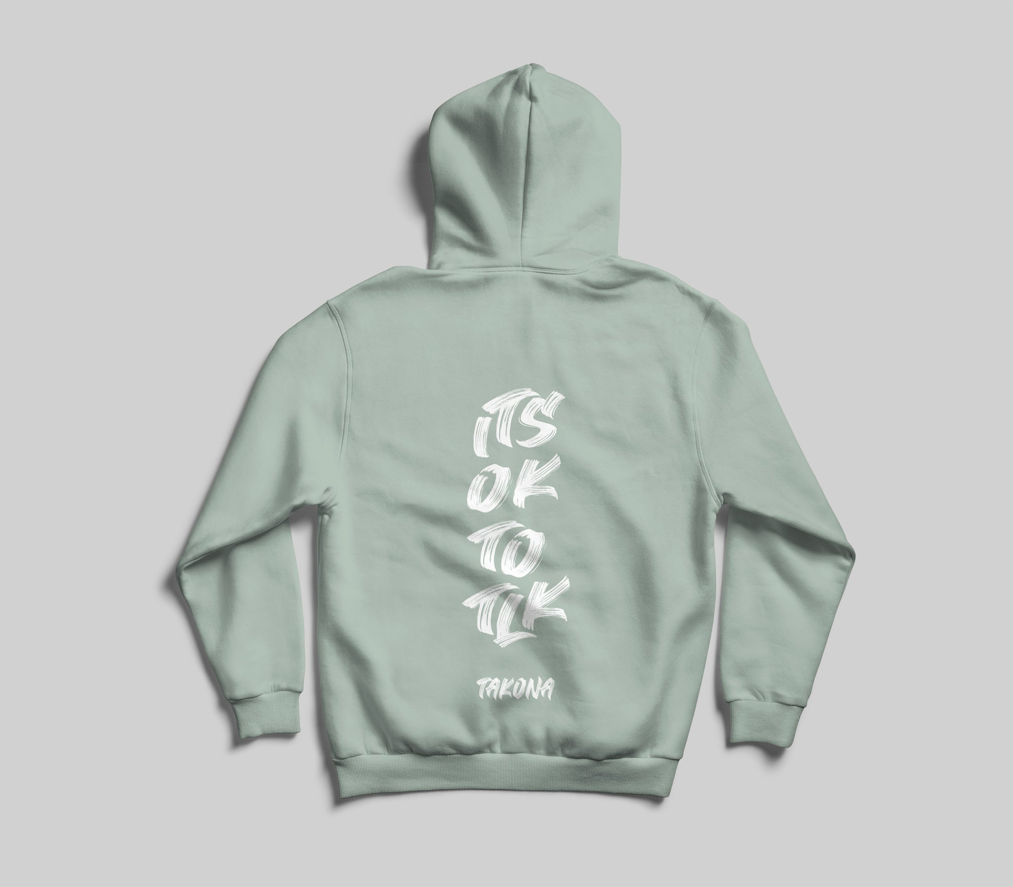 It’s Ok To Tlk paint style Hoodie