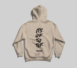 It’s Ok To Tlk paint style Hoodie