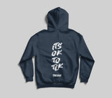 It’s Ok To Tlk paint style Hoodie