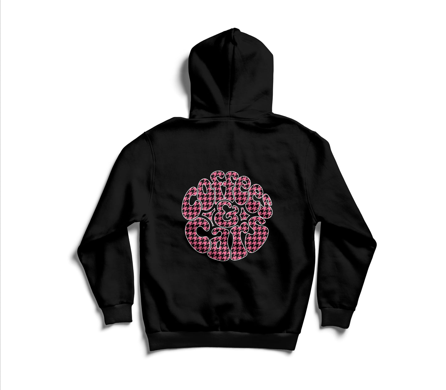 Coffees & Cars Houndstooth Retro Hoodie