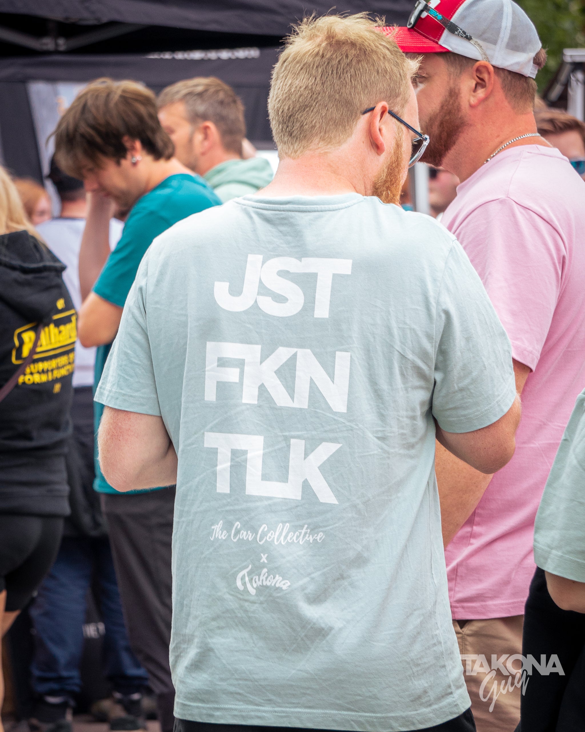 JST FKN TLK - Car Collective Colab Tee