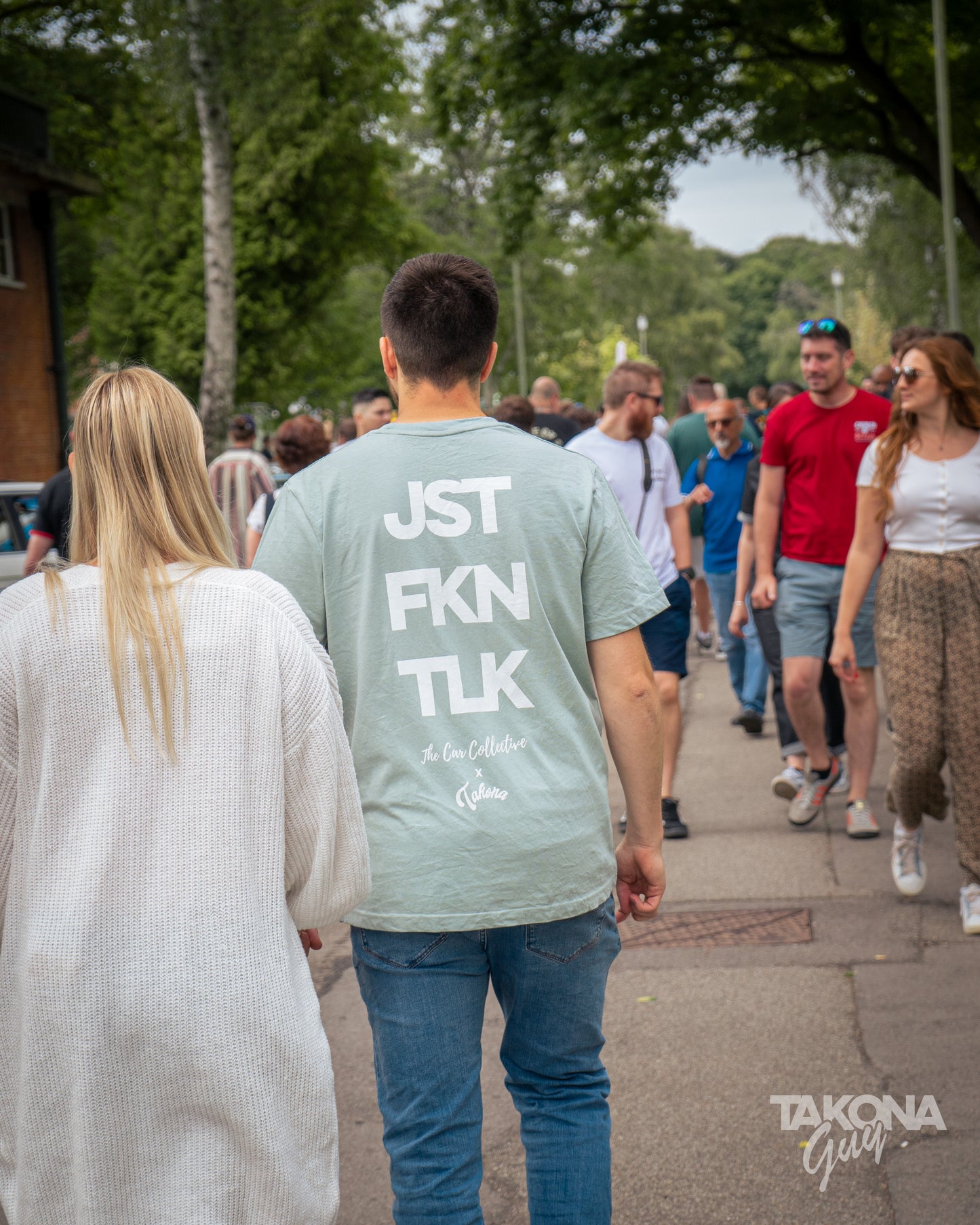JST FKN TLK - Car Collective Colab Tee