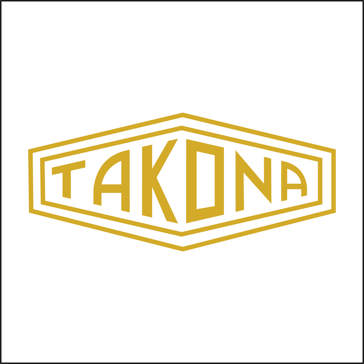 Takona Classic Logo Sticker
