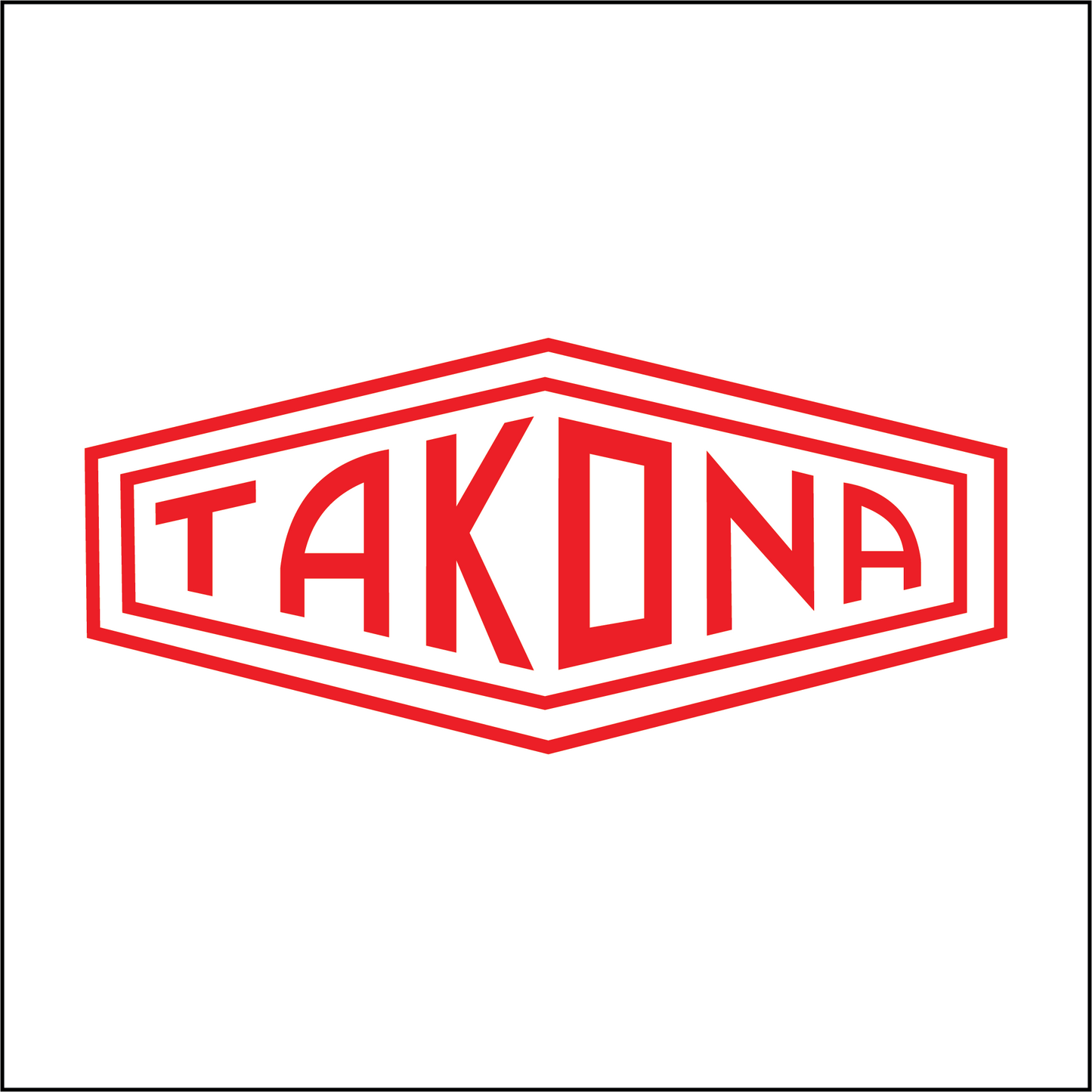 Takona Classic Logo Sticker