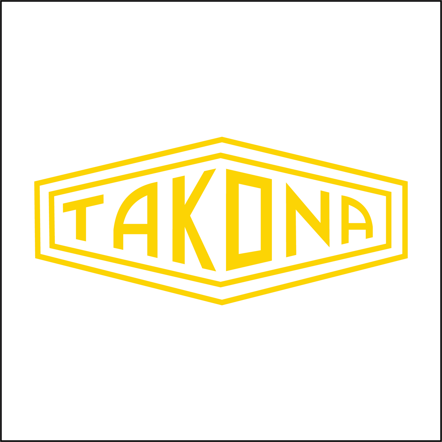 Takona Classic Logo Sticker