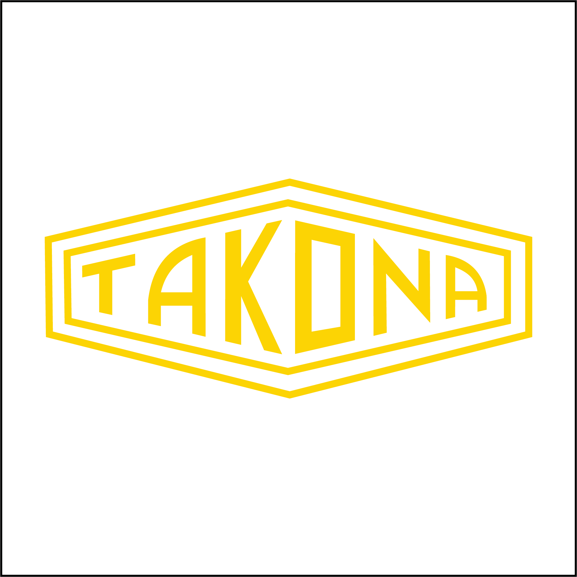 Takona Classic Logo Sticker