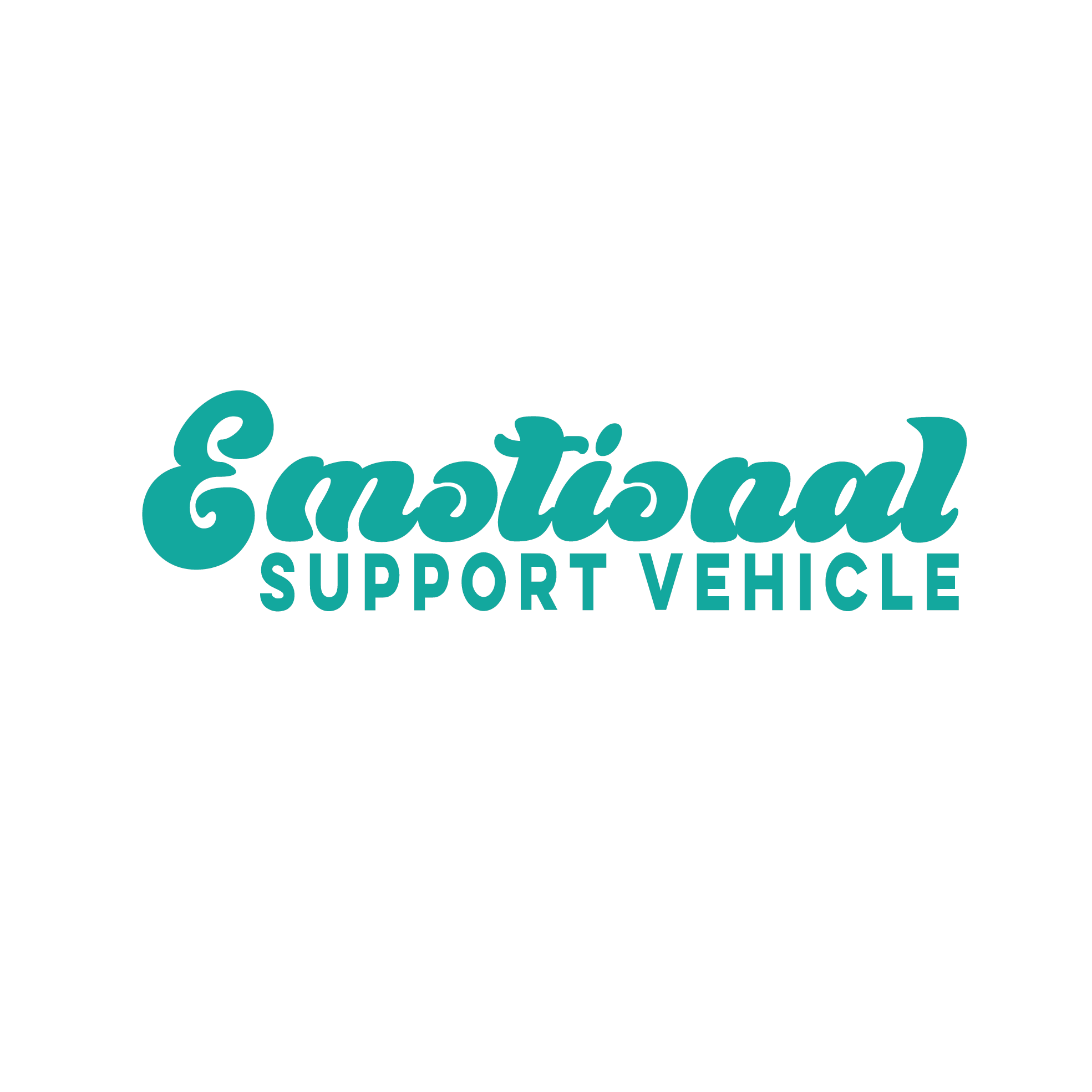 Emotional Support Vehicle Sticker