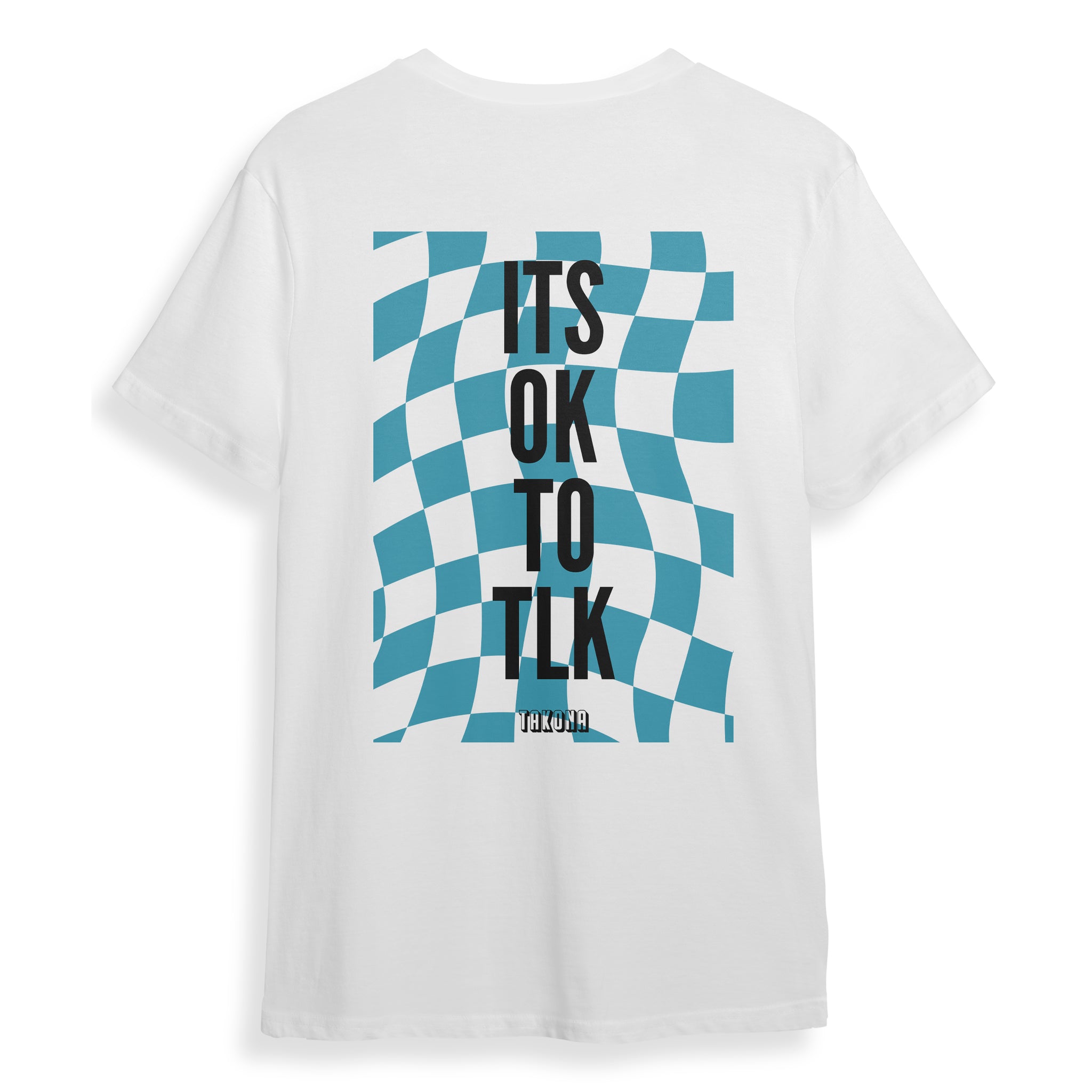Its Ok To Tlk Chequered Flag Tee