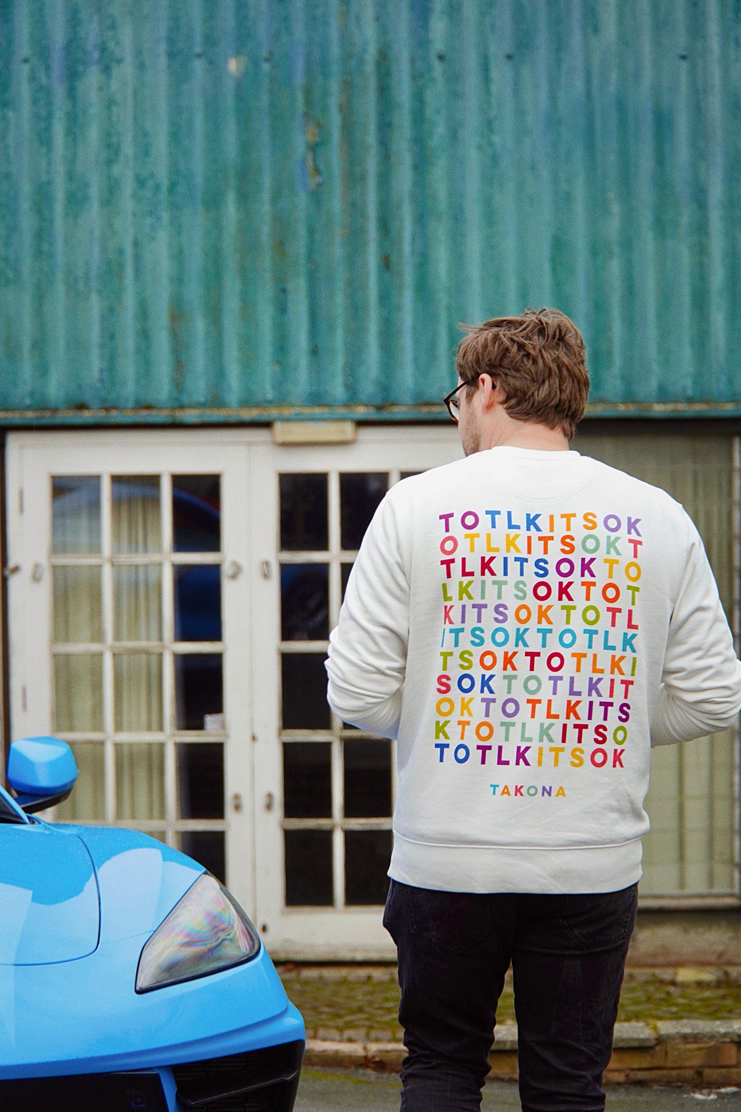 ITS OK TO TLK Rainbow Sweatshirt