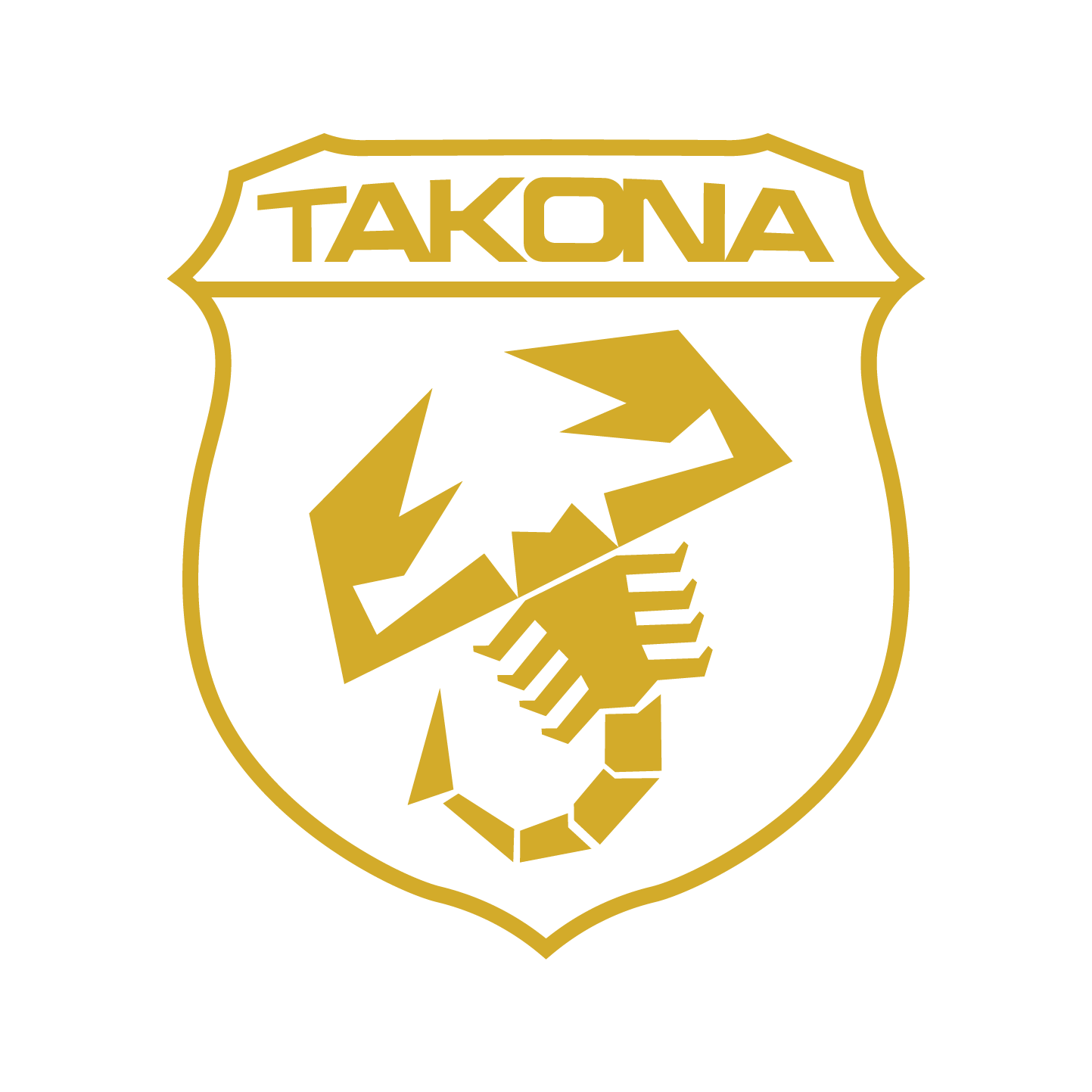 Takona Scorpion Shield Sticker