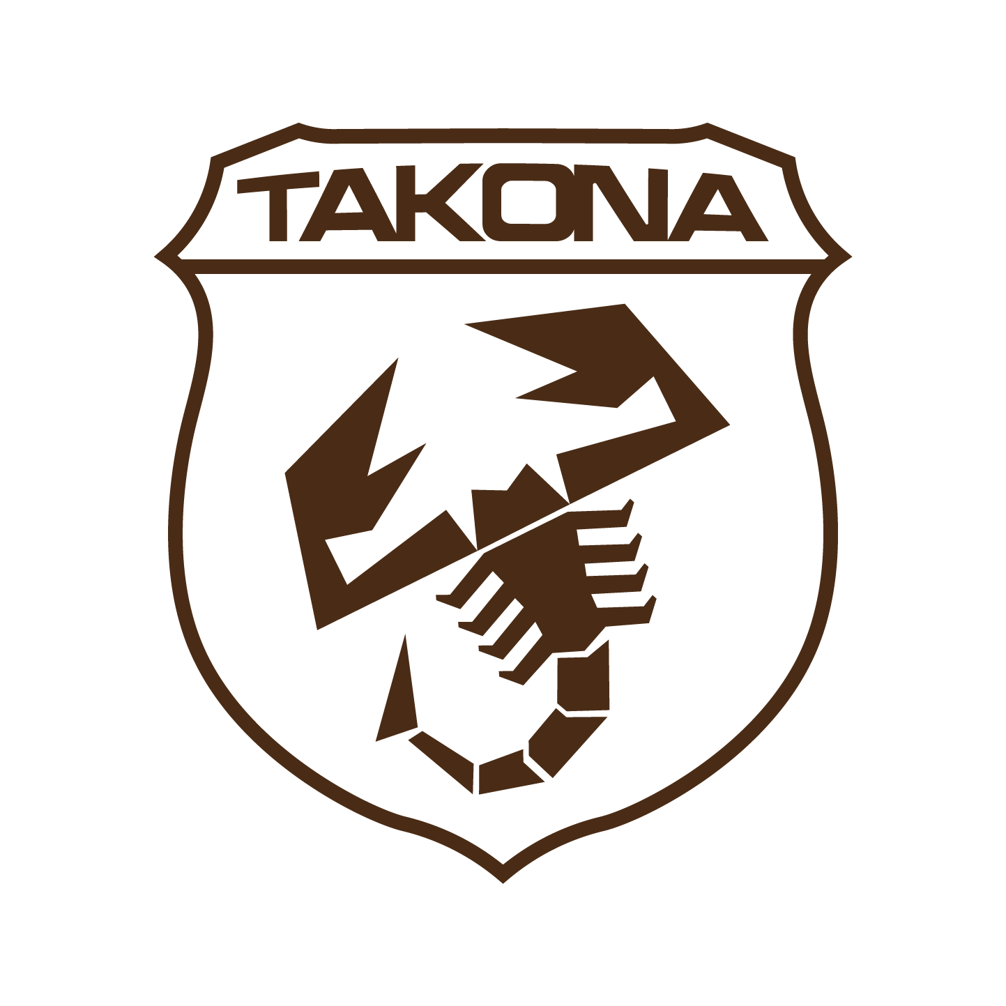 Takona Scorpion Shield Sticker