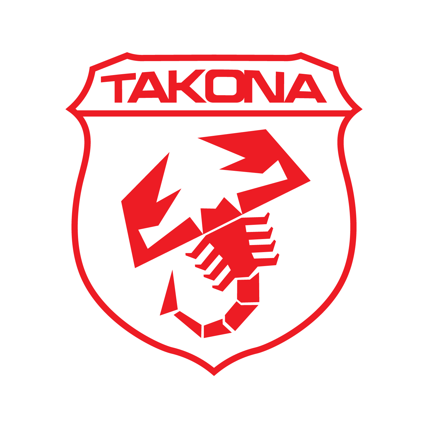 Takona Scorpion Shield Sticker