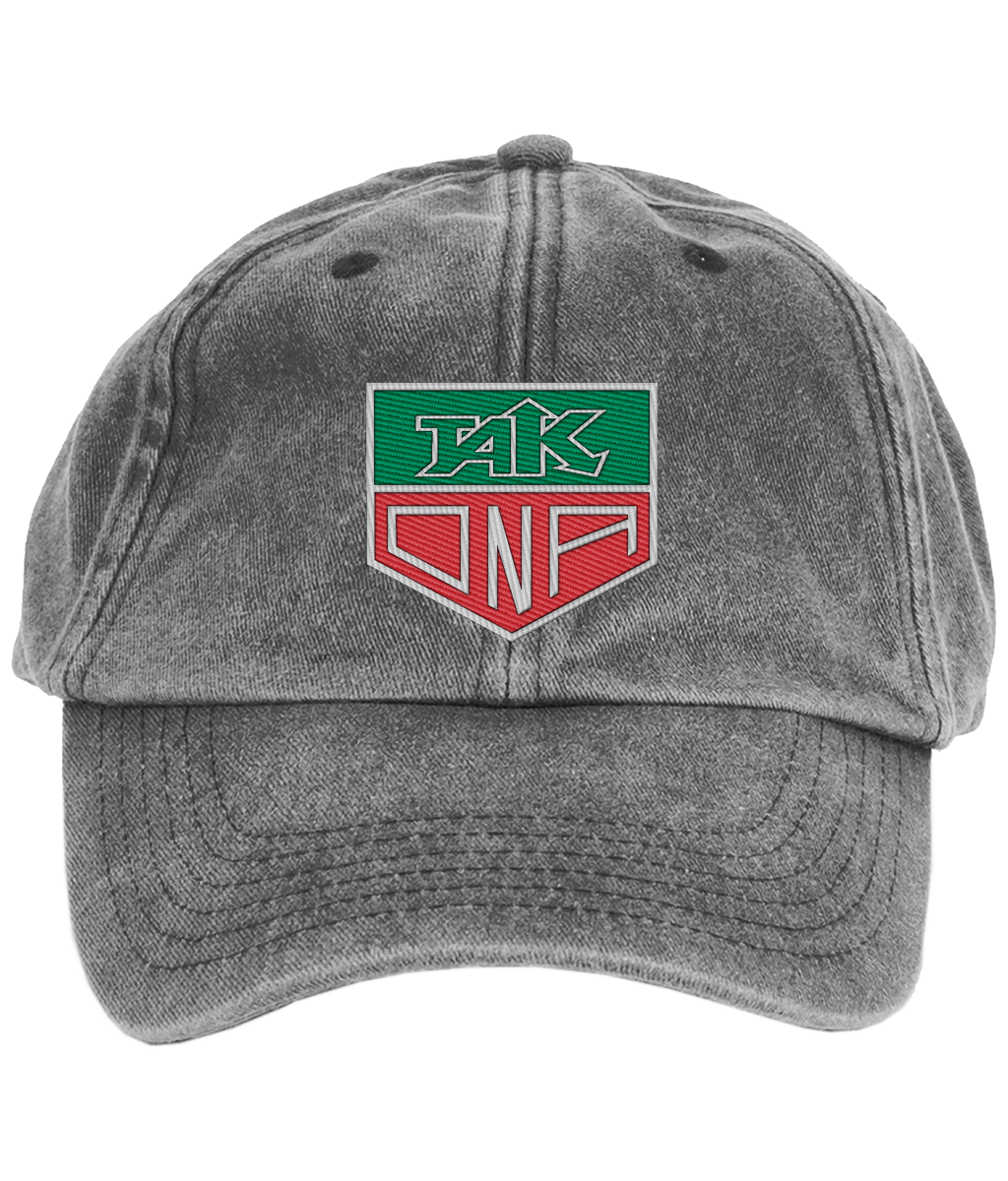 TAK ONA Tag inspired Logo Embroidered Baseball Cap