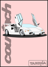 Countach Art Print
