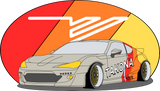 Widebody Toyota TRD GT86 Drawing Sublimation Printed onto high GSM Paper.