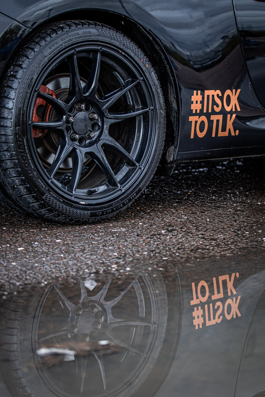 Stacked #IT'S OK TO TLK. Sticker