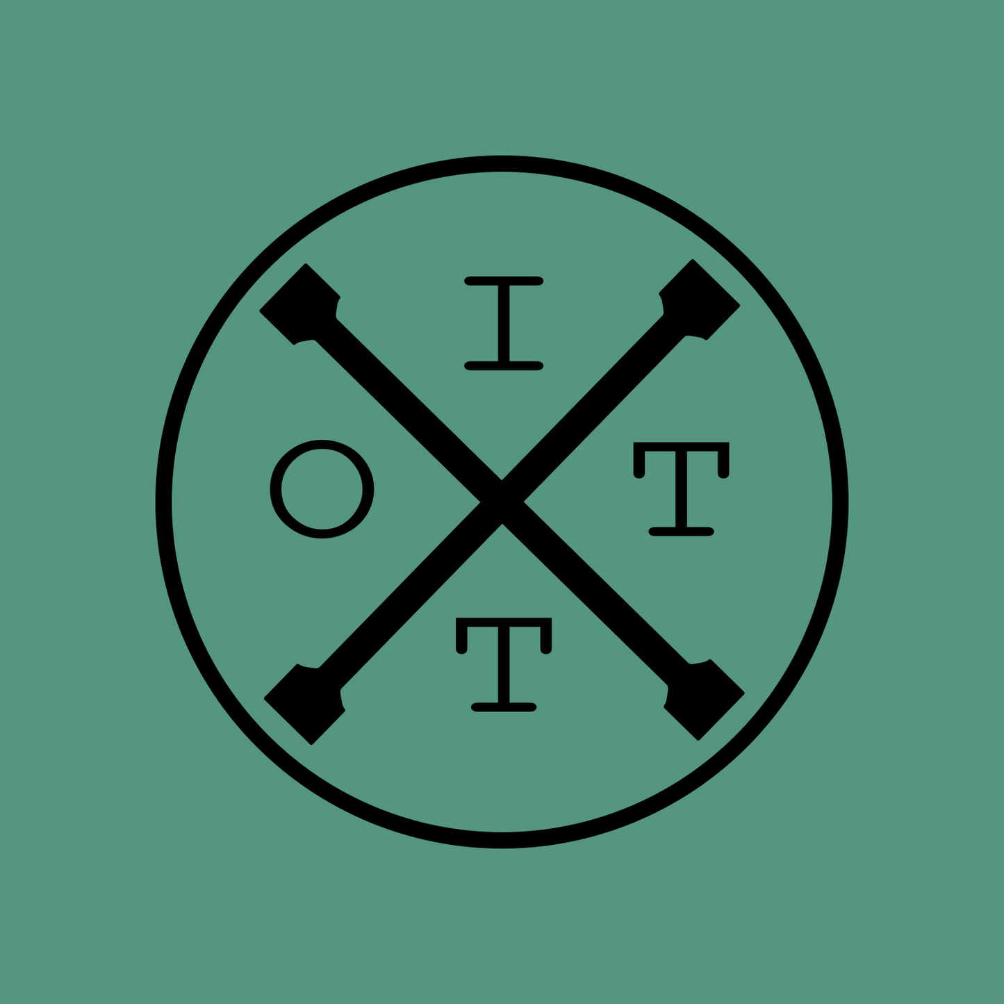 Takona IT'S OK TO TLK. Emblem Sticker