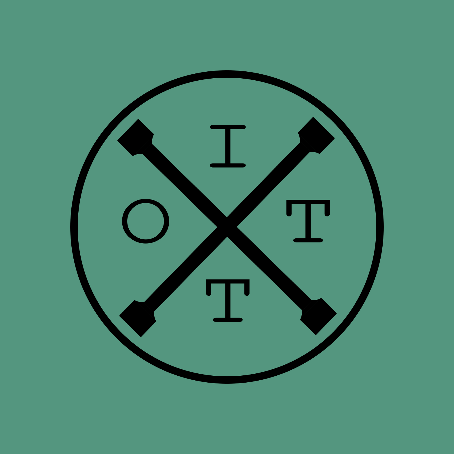 Takona IT'S OK TO TLK. Emblem Sticker