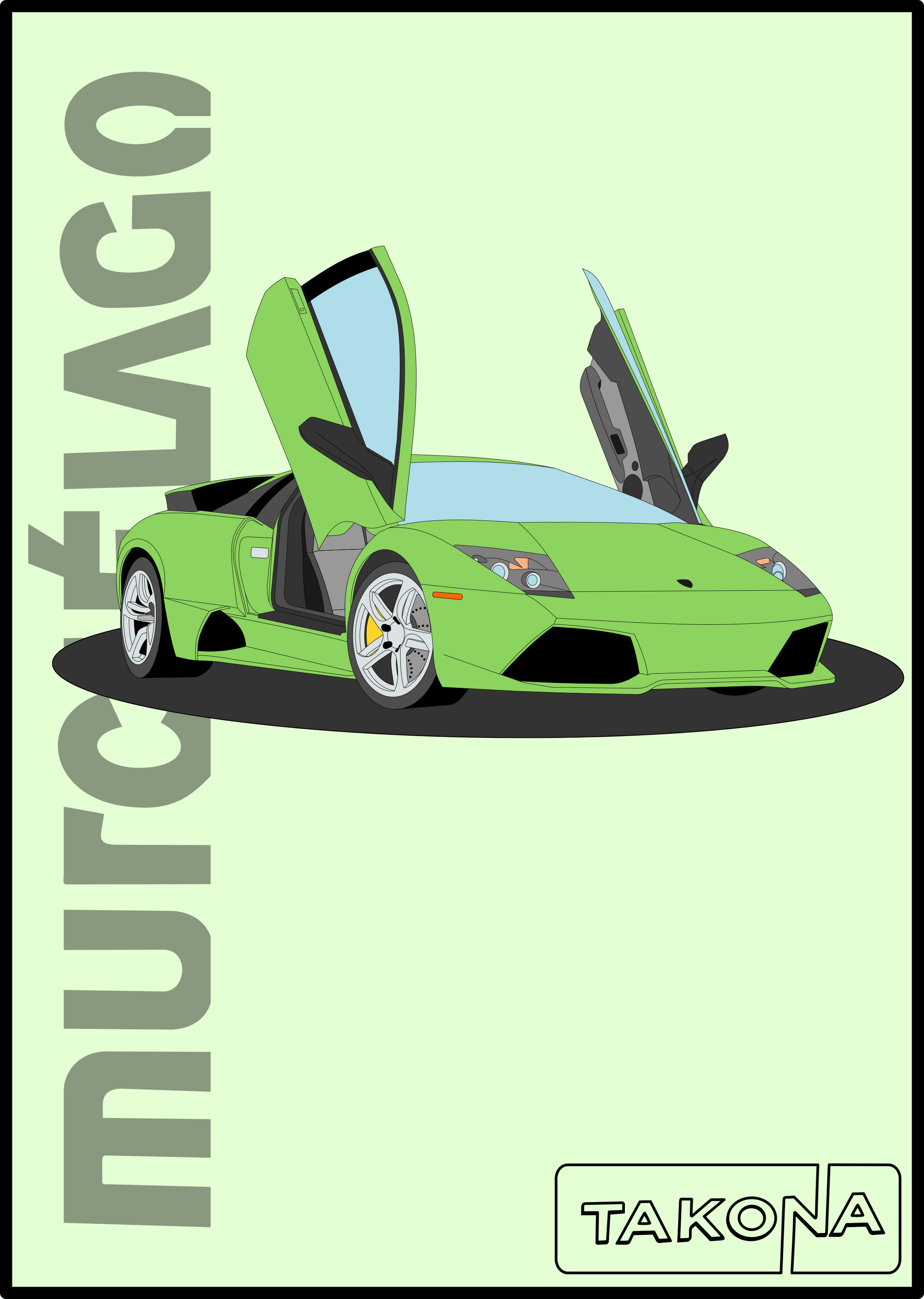 Murcielago Art Print