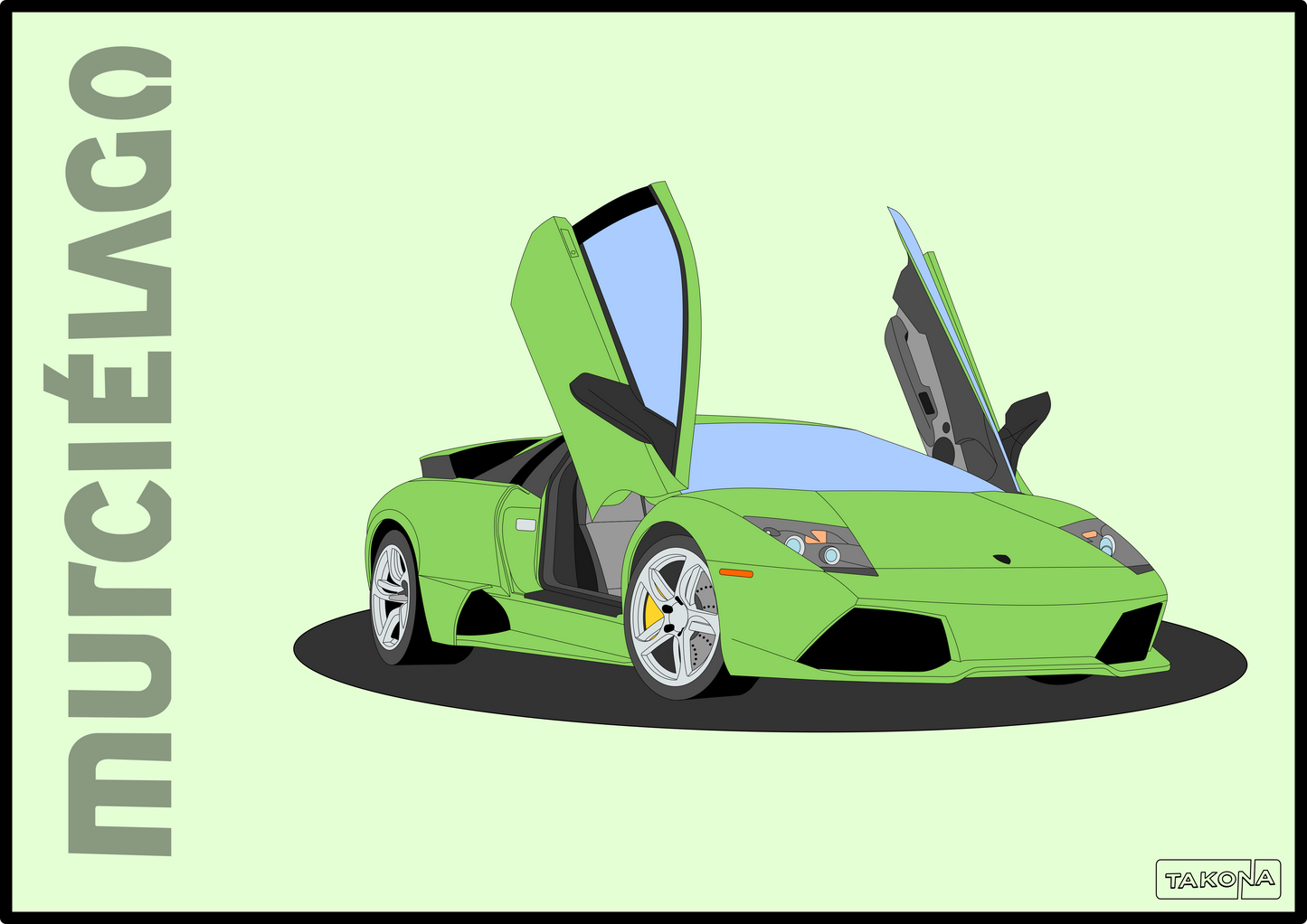 Murcielago Art Print